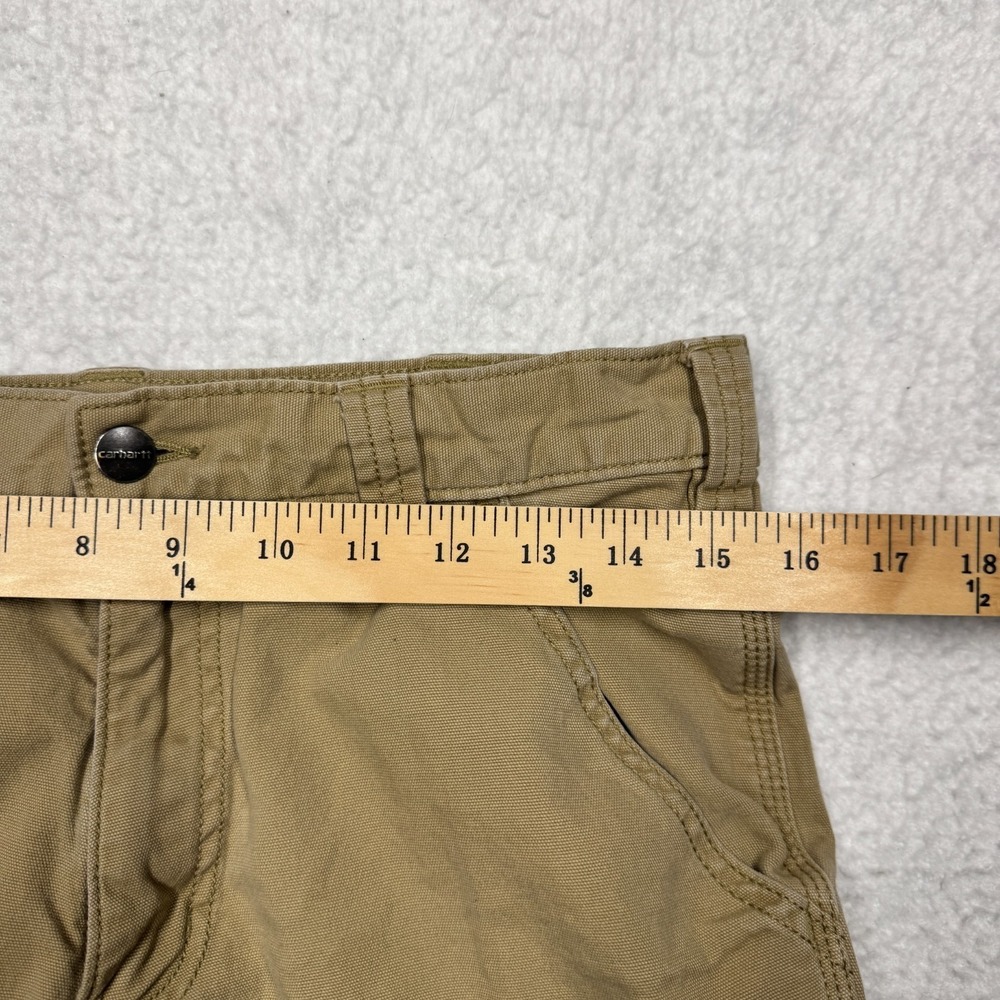 Carhartt Work Pants 5-Pocket Relaxed‎ Fit Beige Carpenter Men's Size 32x32 - Picture 7 of 15